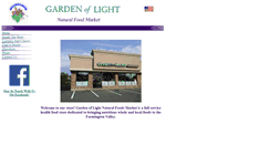 Desktop Screenshot of gardenoflight.net