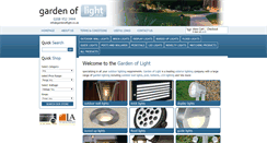 Desktop Screenshot of gardenoflight.co.uk